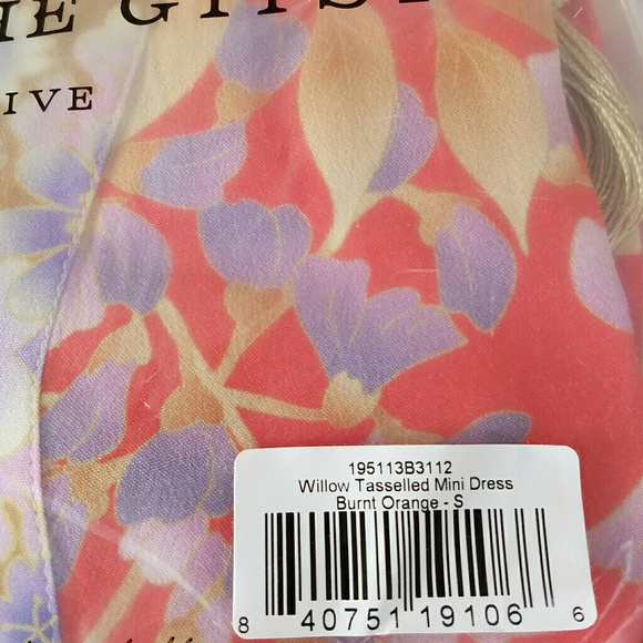 New spell x free people willow tassel mini dress S - Picture 4 of 11